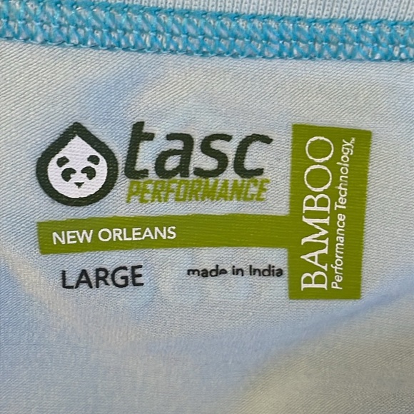 Tasc Performance Bamboo Blue Short Sleeve T-Shirt - Picture 5 of 5